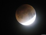 Los efectos en un eclipse lunar total